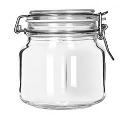 Borgonovo Primizie Ermetico tarro 75cl, la tapa del oscilación, 1 tarro