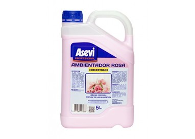 Asevi Profesional 20763 - Ambientador rosa concentrado, 5 l