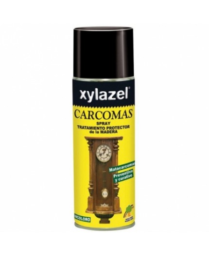 Spray Xylazel Carcomas de 400ml para tratamiento preventivo y curativo de la madera con cánula de precisión