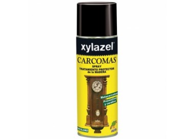 Spray Xylazel Carcomas de 400ml para tratamiento preventivo y curativo de la madera con cánula de precisión