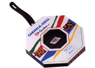 ASADORA GRILL ESMALTADA ANTIADHERENTE 2 CAPAS - GARCIMA