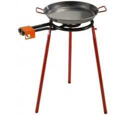 Set Mediterráneo La Ideal | Paellero 350, Paella 42 cm y Patas