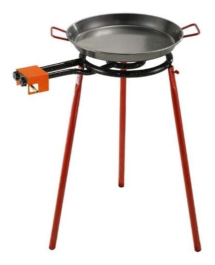 Set Mediterráneo La Ideal | Paellero 350, Paella 42 cm y Patas