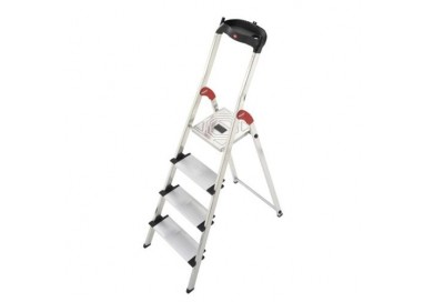 HAILO - ESCALERA DOMESTICA PELDAÑO ANCHO 4P XXL - 8040-407