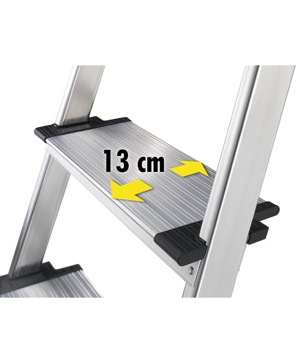 HAILO - ESCALERA DOMESTICA PELDAÑO ANCHO 5P - 8040-501