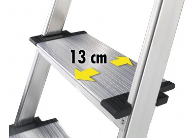 HAILO - ESCALERA DOMESTICA PELDAÑO ANCHO 5P - 8040-501