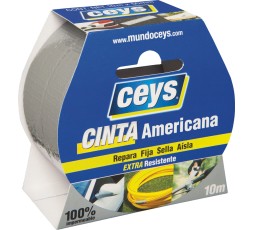 Ceys Cinta Americana Gris Plata 10m