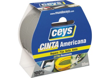 Ceys Cinta Americana Gris Plata 10m