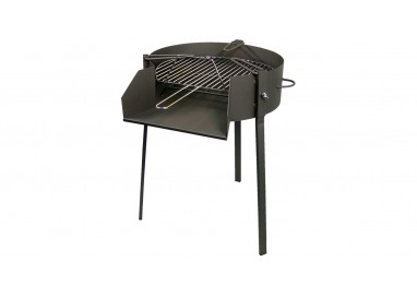 IMEX EL ZORRO 71582 Barbacoa Redonda con Soporte para Paella, diámetro 60 x 75 cm