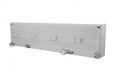 Producto con cuerdas recogidas y montaje compacto.