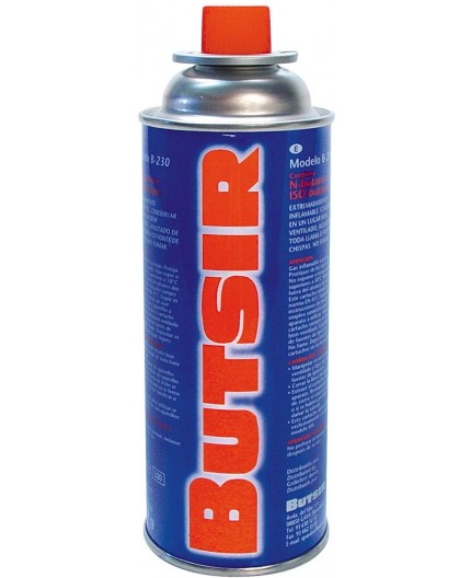 BUTSIR - Pack 4 Cartuchos de Gas B-250 | Camping y Emergencias