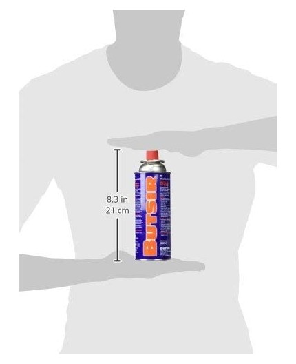 BUTSIR - Pack 4 Cartuchos de Gas B-250 | Camping y Emergencias