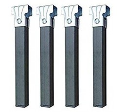 Flores Cortés - Juego de 4 Patas Somier 400X30X30mm