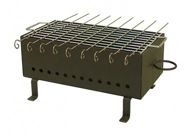 IMEX EL ZORRO 71400 - Barbacoa para pinchitos, anafre, 38 x 20 x 22 cm