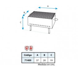 Barbacoa para Pinchitos Imex El Zorro 71400 | Hierro Forjado 2