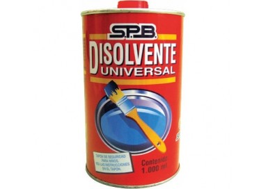 botella de disolvente color rojo