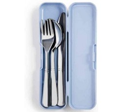 SET DE CUBIERTOS 3 PIEZAS CON ESTUCHE