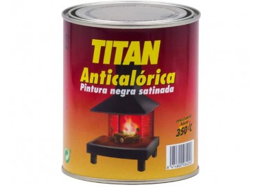 Titan  - Pintura anticalorica negra 125 ml