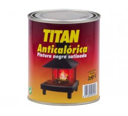 Titan  - Pintura anticalorica negra 750 ml