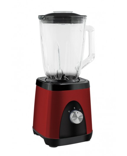 BATIDORA VASO CRISTAL 1.5L 1000W ROJA BATIDORA VASO CRISTAL 1.5L 1000W ROJA