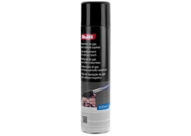 Bote de recambio de gas butano para soplete de cocina de la marca Ibili, referencia 727060 y 600 ml de capacidad