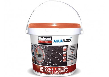 Rubson Impermeabilizante Silicona líquida teja, 1 Kg