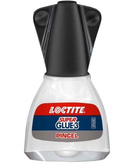 LOCTITE Super Glue Transparente 5 g - Pincel Aplicador Preciso