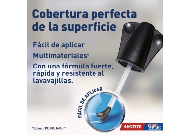 LOCTITE Super Glue Transparente 5 g - Pincel Aplicador Preciso