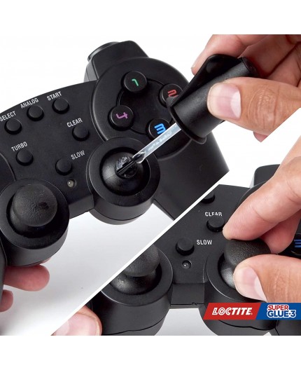 LOCTITE Super Glue Transparente 5 g - Pincel Aplicador Preciso