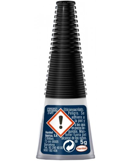 LOCTITE Super Glue Transparente 5 g - Precisión y Secado Rápido