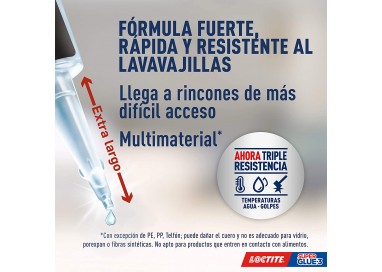 LOCTITE Super Glue Transparente 5 g - Precisión y Secado Rápido