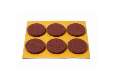 set-deslizadores-fieltro-marron-30-mm-6-ud