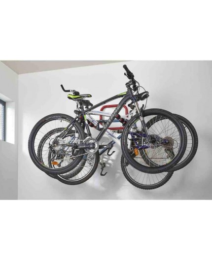 Mottez - Soporte 3 Bicicletas Plegable