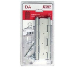 Bisagra Vaivén Justor Plata 180x40 mm – Modelo 5913.01 | Durabilidad