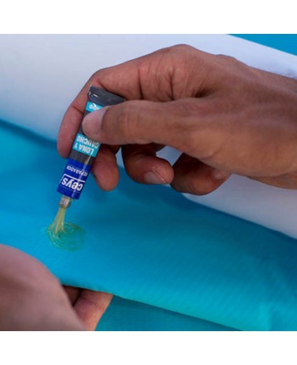 Kit Reparación Lona, Goma y Caucho Ceys | Adhesivo + Parches