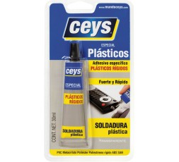 CEYS Adhesivo Plásticos Rígidos 30 ml Fuerte y Rápido