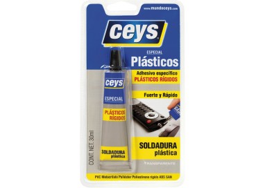 CEYS Adhesivo Plásticos Rígidos 30 ml Fuerte y Rápido