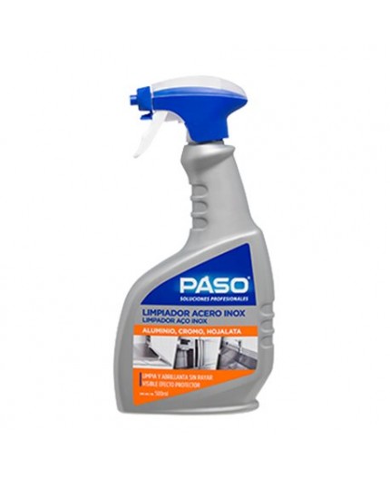 Limpiador Acero Inoxidable PASO 500ml | Antihuellas y Brillo