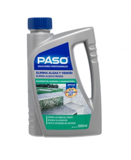 Eliminador Algas y Verdín PASO 1L | Limpiador Antideslizante