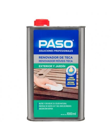 Renovador Muebles de Teca PASO 1000ml | Aceite Nutritivo Exterior