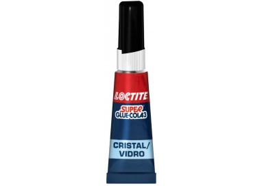 LOCTITE Super Glue Cristal y Vidrio 3 g - Adhesivo Transparente