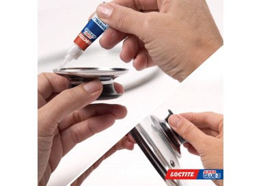 LOCTITE Super Glue Cristal y Vidrio 3 g - Adhesivo Transparente