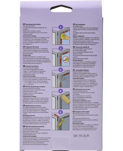 MOSQUITERA PARA VENTANA BLANCA - 130 x 150 CM