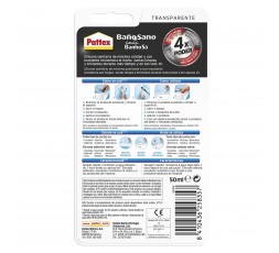 Silicona transparente antimoho e impermeable para cocina y baño 2