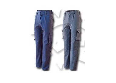 CIPISA Pantalón de Trabajo Largo Reforzado Multibolsillos Gris