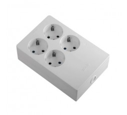 base-multiple-cuadrada-4-tomas-multifix-blanca