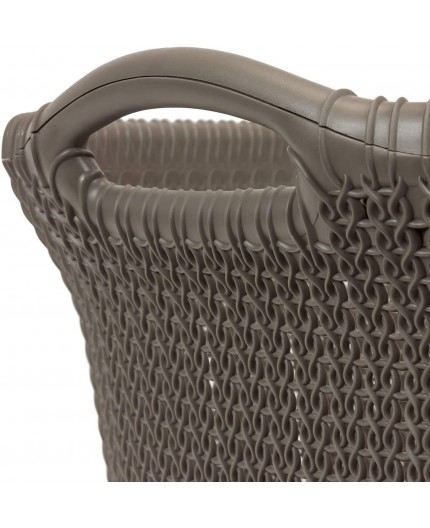 cesta-knit-marron-topo-40l