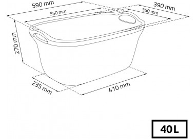 cesta-knit-marron-topo-40l