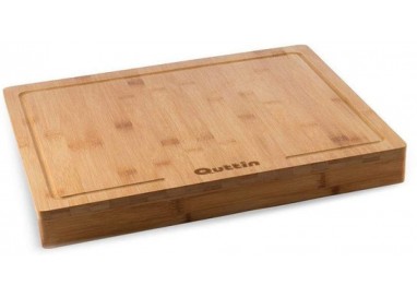 Tabla de cortar de bambú Quttin 45x35 cm.
