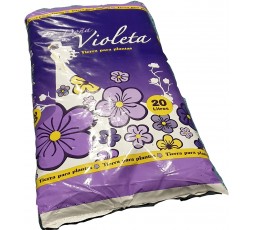 Saco de sustrato universal de 20 litros para plantas de interior y exterior, rico en nutrientes y materia orgánica